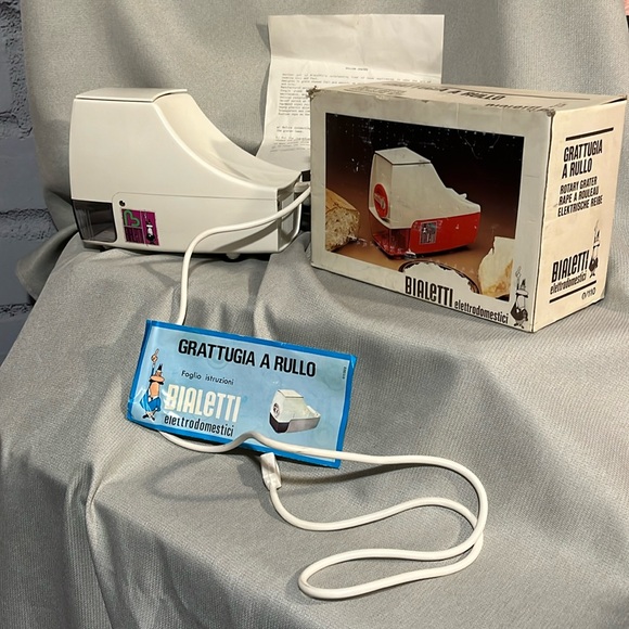 Vintage Bialetti Electric Grater in Original Box - Picture 1 of 9